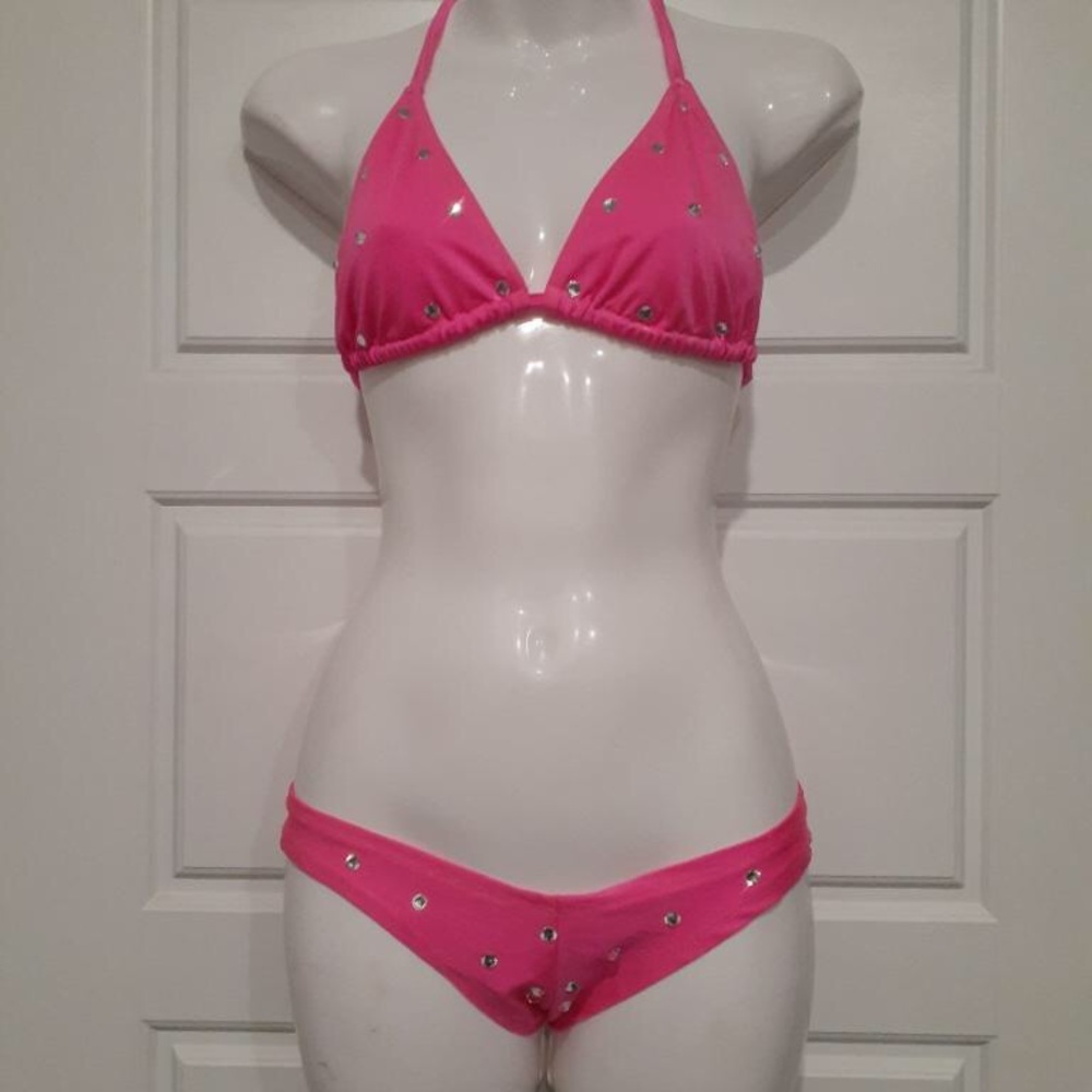 Rhinestone Bikini Set - Picture 2 of 2